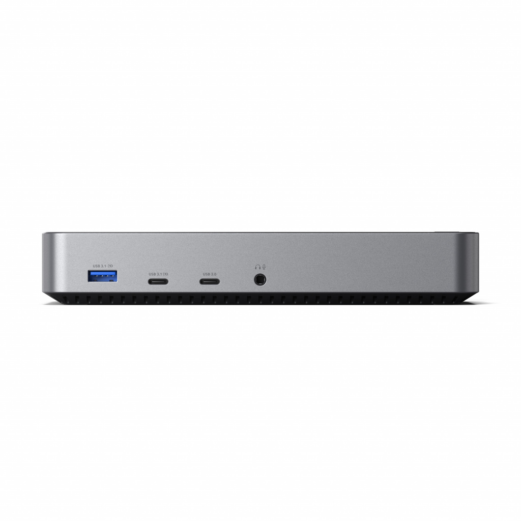 Satechi Aluminium 4K Display Docking Station (3x 4K/60Hz,2x DisplayPort 1.4 4k/60Hz,3x HDMI,1x DP Alt Mode 1x USB 3.1,1x USB-C 3.1 Gen2,2 x USB3.0,1x USB-C 3.0,1x Ethernet ,1x Audio, Kensington Lock) - Grey - Slika 3